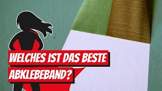 Der ULTIMATIVE KlebebandTest 2024 Das BESTE Klebeband zum Abkleben und Streichen [upl. by Kee]