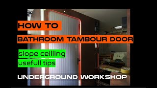 how to campervan bathroom tambour door [upl. by Sew559]