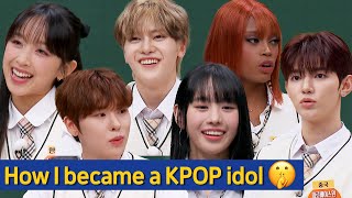 Knowing Bros Why I became a Kpop idol🙄 Dita Natty Zhang hao Seok Matthew Fatou Eddies Story [upl. by Aivataj]