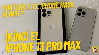 YURTDIŞI 2 EL İPHONE 13 PRO MAX ALDIM ARAMALARA AÇIK MI FİZİKİ ÇİFT SİM  PASAPORT KAYIT [upl. by Nadaha]