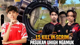 15 Kill In Scrim  Pasukan Uhigh Ngamuk Kat Erangel  Pubg Mobile [upl. by Raymonds]