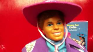 Western quotFunquot Ken Doll friend of quotBarbiequot doll Mini Toy Review by Mike Mozart [upl. by Elatsyrc]