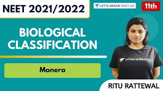 Biological Classification  Monera  Class 11th  NEET Biology  NEET 20212022 [upl. by Gerard]