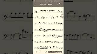 Eugen Doga Gramofon Waltz sheet music [upl. by Annwahs]