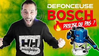 Défonceuse Bosch GOF 1250 LCE 🤩 La plus précise de sa catégorie  🤔 [upl. by Adnylam]