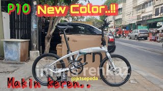 Sepeda Lipat Tern VERGE P10 Silver  Edisi terbaru 2020 [upl. by Kasey]