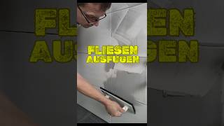 Das Geheimnis Fliesen wie ein Profi zu verfugen  Schnell und einfach diy handwerk tips [upl. by Demona]