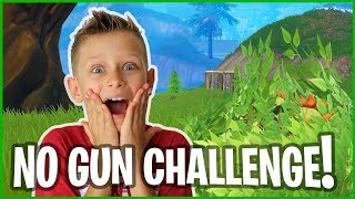 The NO GUN CHALLENGE Fortnite Battle Royale without a GUN [upl. by Anna262]