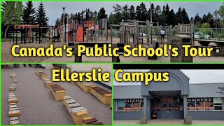 Tour to Canadas Public School  Edmonton Public School  Ellerslie Campus SchoolinginCanada [upl. by Berners]