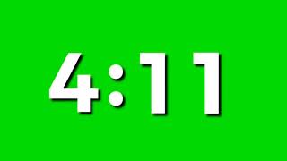 ⏳Cronômetro 5 Min  Digitos Animados  5 Min Countdown Timer Animated Digits  Green Screen [upl. by Hiroshi]