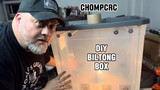 Easy DIY Biltong Box for curing meat biltong jerkydehydrator survivalfood [upl. by Firman]