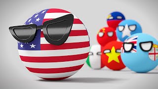 USA KNOWS FLAGS 1114  Countryballs Compilation [upl. by Anole]