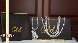 💎😦 THE GLD SHOP TENNIS CHAIN REVIEW Pt1 [upl. by Ebocaj]