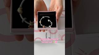 Unbox my new pandora bracelet with me  so excited to collect more charms😍 pandora pandoramoments [upl. by Aidyn]