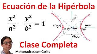 La Ecuación de la Hipérbola con Centro en el Origen  Clase Completa [upl. by Noied]