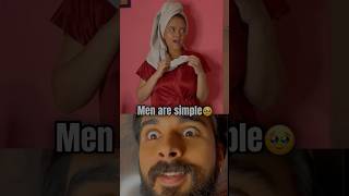 Men are simple pt3🥹 bengali funny funnyvideo comedy youtubeshorts couple viralvideo [upl. by Analla]