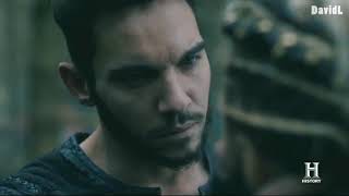 Vikings  lagertha Kiss heahmund Season 5  Series 10 HD 1080p [upl. by Staford827]