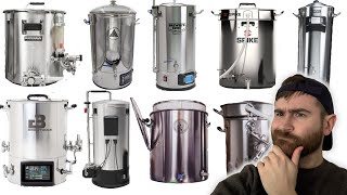 Always Updated  Comparing ALL Electric BIAB Home Brewing Systems  Shared Spreadsheet [upl. by Tiphanie240]