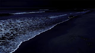 All You Need To Fall Asleep  Ocean Sounds For Deep Sleeping With A Dark Screen And Rolling Waves [upl. by Adnalro916]