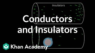 Conductors and Insulators  Physics  Khan Academy [upl. by Odirfliw]