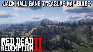 Jack Hall Gang Treasure Map Guide Red Dead Redemption 2 [upl. by Elehcim]