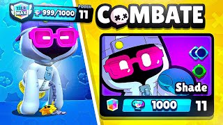 1000🏆 TROFÉUS no COMBATE com o SHADE no BRAWL STARS [upl. by Nollahs]