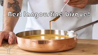 How to make a langoustine bisque sauce reduction and oil [upl. by Kathy]