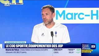 Le Grand entretien  Le Coq Sportif équipementier des JOP [upl. by Enedan]