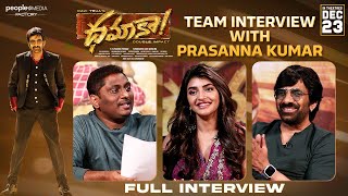 Dhamaka Movie Team Interview  Ravi Teja  Sreeleela  Prasanna Kumar  Trinadha Rao Nakkina [upl. by Standice307]