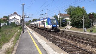 Des trains autour de Paris Transilien Euronight Infra Fret Intercités TER HLP [upl. by Yug]