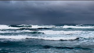 Turbulent sea under a stormy sky [upl. by Hnil47]