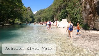 Acheron Springs  River walk  Parga Greece  2021  4K [upl. by Thorn707]