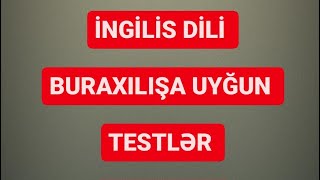 İngilis dili  Buraxılışa Uyğun Sınaq [upl. by Yelyah]