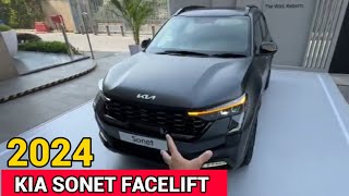 2024 Kia Sonet Facelift HTK  New Sonet Officially Launched with Price  Sonet Facelift [upl. by Dyun184]