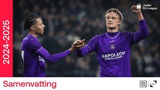 Samenvatting RSC Anderlecht  KV Kortrijk  20242025 [upl. by Honeywell883]