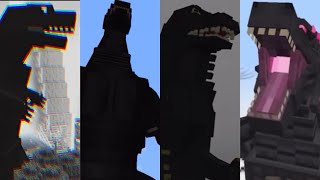 EVERY GODZILLA MOVIES PORTRAYED BY MINECRAFT [upl. by Oinotla27]