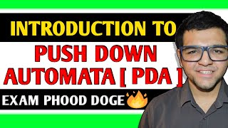 Introduction to Pushdown Automata  PDA  🔥 [upl. by Ocicnarf]