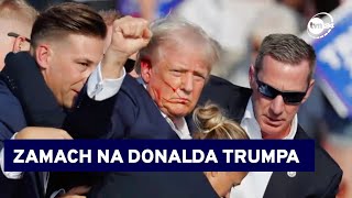 Donald Trump ranny w zamachu na wiecu w Pensylwanii Politycy potępiają przemoc TVN24 [upl. by Delphinia505]