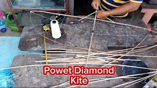 Powet Diamond Kite Tutorial [upl. by Vierno]