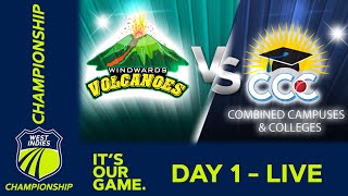 🔴 LIVE Windward Islands v CCC  Day 1  West Indies Championship 2024  Wednesday 21st February [upl. by Wohlen]