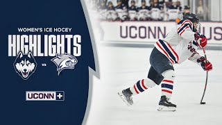 9 UConn Womens Ice Hockey Sweeps UNH in weekend series [upl. by Mayer]