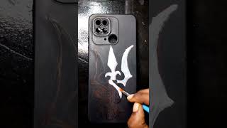 Hand Painted Phone Case Customised 💌phonecase painting drawing art artist poojaarts18 [upl. by Hansiain]