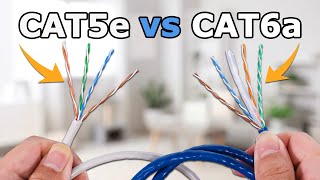 Cat5e vs Cat6a Ethernet Cables Which is Best for Home Use？ [upl. by Olney833]