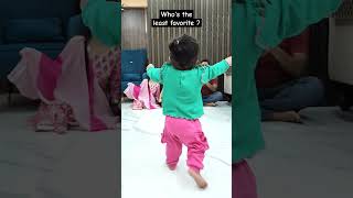 Cute baby sabse kam kisko pyaar karti hai 😱😱😱 [upl. by Yelrihs]