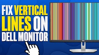 How To Fix Vertical Lines On Dell monitor 2024 [upl. by Sabanrab]