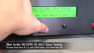 AMP DYNO TEST SMD AD1 Skar Audio SK35001D quot3500quot Watt Amplifier [upl. by Valoniah]