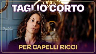 Taglio CORTO per CAPELLI RICCI come VALORIZZARLI anche a CASA [upl. by Ihcekn333]