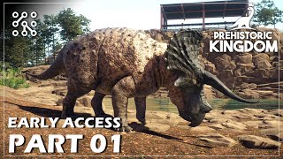 Jak se hraje Prehistoric Kingdom První výběh 01  Prehistoric Kingdom Early Access  CZ Česky [upl. by Chrissie]