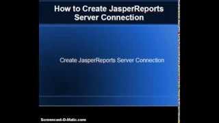 JasperStudio Connect to JasperReports Server 550 [upl. by Hackett]