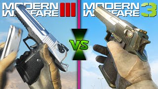 Call of Duty Modern Warfare III vs Modern Warfare 3  Weapons Comparison [upl. by Aliekat]